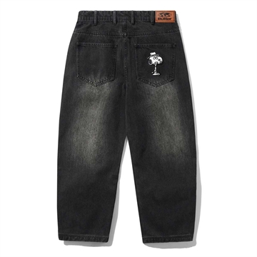 Butter Goods X Peanuts Spike Denim Jeans Faded Black